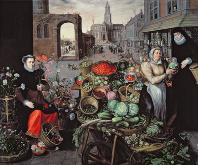 Vegetable and Flower Market by Arnout de Muyser
